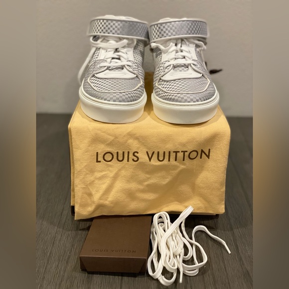 Men’s Damier Louis Vuitton Mid Top Sneakers - Picture 2 of 11